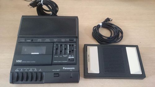 Panasonic RR-830 Standard Cassette Transcriber + Foot Pedal