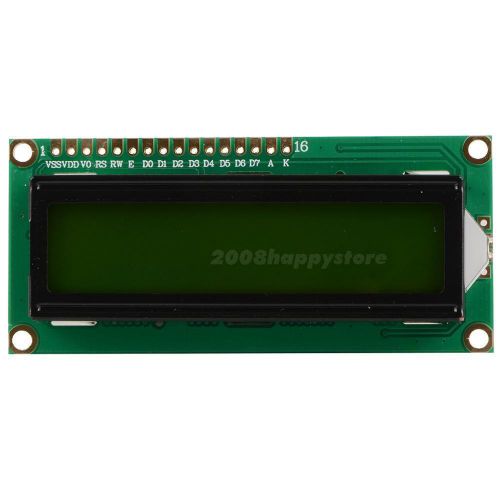 Lcd 1602 yellow screen with backlight display 1602a 5v module for arduino hysg for sale