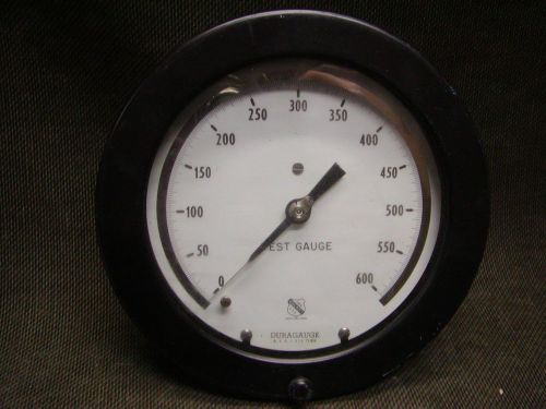 Duraguage Heavy Duty Pressure Test Guage 0-600
