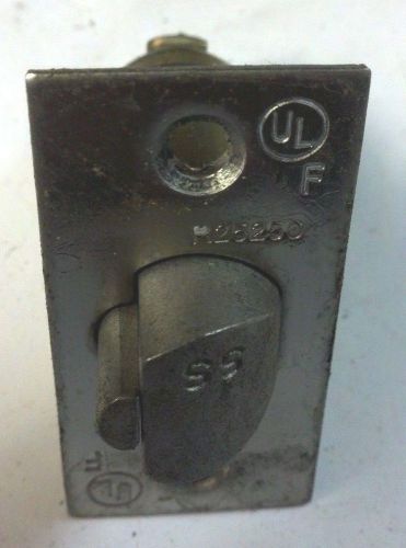 FALCON F 2 3/4&#034; BACKSET DOOR LATCH F R25256 4571216A STAMPED SS UL LISTED
