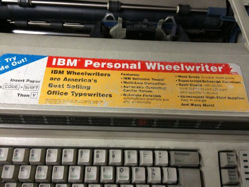 IBM Personal Wheelwriter 2 By Lexmark