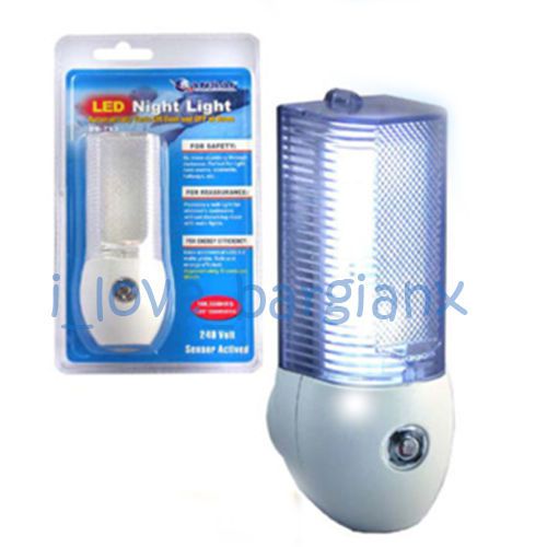 SANSAI Auto LED Night Light Lamp Automatically Turn On/Off Sensor actived DB-793