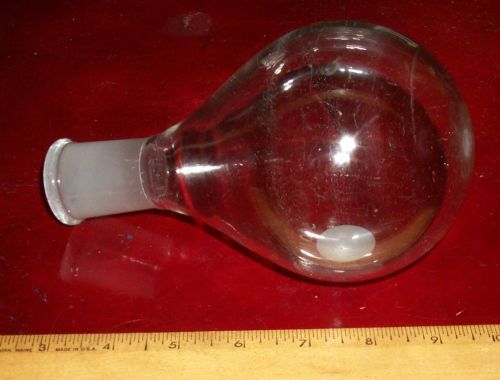 Chemglass pyrex glass round bottom boiling flask 500 ml 29/42 for sale