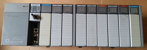 AllenBradley PLC Rack1746-A10 With 1747-L541(SLC5/04),DC/AC INPUT AND OUTPUT