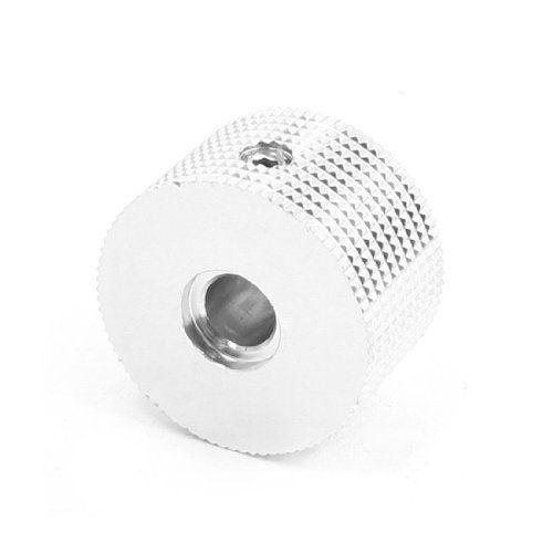 25mmx15mm Aluminum Nonslip Rotary Control Potentiometer Knob 0.25&#034; Dia