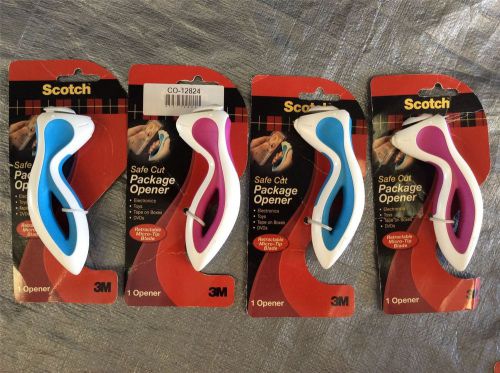 Wholesale lot of scotch 3m safe cut package opener, lot of 32 for sale