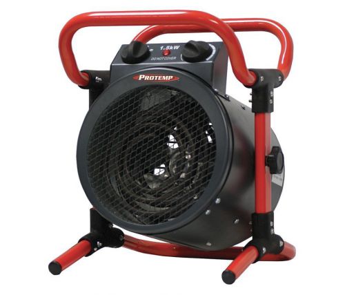 Protemp industrial shop heater, 1500w, 120v pw-515-120 5100 btu 32my65 for sale