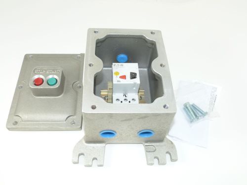 3hp 480v xifc explosion proof enclosure &amp; eaton xtpb6p3bc1 mtr prot 4 - 6.3a for sale