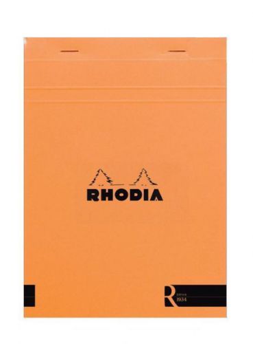 Rhodia R Premium Orange 6 x 8.25 Lined Notepad