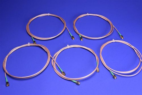 5 (five) sma male - sma male 60&#034; harbor industries coaxial cable 5&#039; m17/113-rg31 for sale