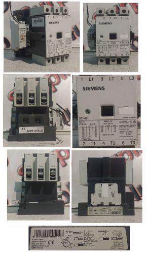 Siemens 3TF49 Magnetic Contactor Motor Starter Switch Assembly