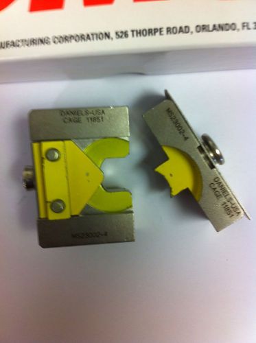 Daniels / dmc crimping tool dies # hd002-4  ms23002-4 brand new for hh80c tool for sale