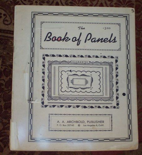VINTAGE BOOK OF PANELS CLIPART CLIP ART 1960&#039;s or 70&#039;s