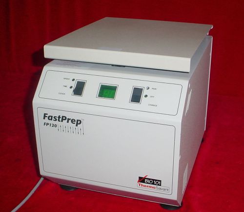 Thermo Savant FastPrep FP120 Cell Disrupter Homogenizer Bio 101 Bio101