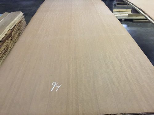 Wood Veneer Figured Makore 48x120 1Piece 10Mil Paper Backed &#034;EXOTIC&#034; 1610 94-97