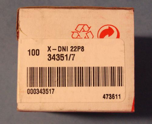 Hilti X-DNI 22P8 Pins 100 NEW IN SEALED BOX!