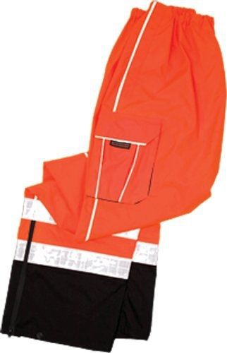 ML Kishigo RWP107 Brilliant Series High-Viz Rainwear Pant, Fits Large and Extra