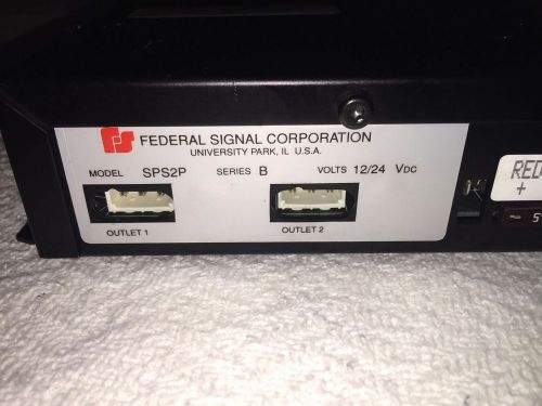 Federal Signal Corporation Model SPS2P 75 Watt Strobe Power Supply