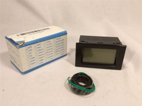 DROK Digital Voltmeter Ammeter AC 100-300V 1-199.9A
