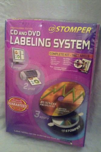 CD Stomper CD &amp; DVD 380 Labels Professional Edition Labeling System