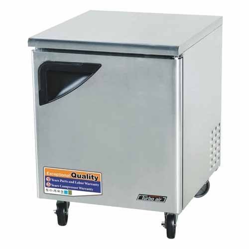 Turbo air tur-28sd, 28-inch one-door undercounter refrigerator/lowboy - 7 cu. ft for sale