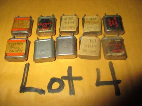 VINTAGE OLD HUGE LOT QUARTZ CRYSTAL RESONATOR FREQUENCY CONTROL LOT 4