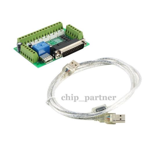 5 axis cnc breakout board for stepper driver controller mach3 for arduino for sale