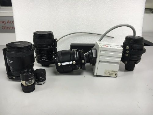 Adimec mx12p progressive scan camera (iss1.0) w/ psu120 and nikon lens for sale