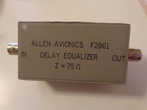 Allen Avionics Delay Equalizer F2961 Vintage