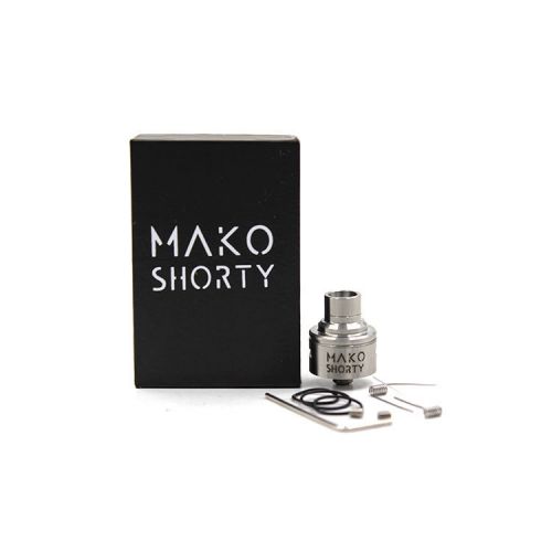 MAKO SHORTY RDA RBA Mechanical Rebuildable Dripping Stainless Steel Atomizer