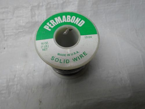 5 lbs: (5 x 16 oz rolls) permabond solder solid wire 13124 for sale