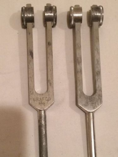 PAIR OF TUNING FORK C256 ENT INSTRUMENTS SURGICAL DIAGNOSTIC