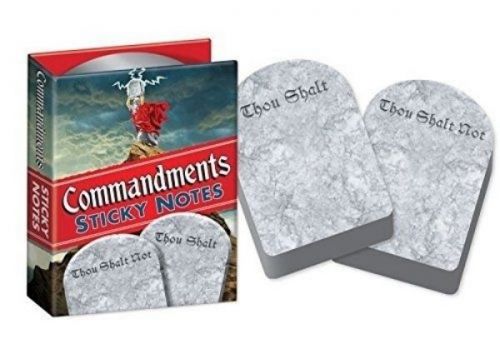 10 Commandents Sticky Notes Brand New In Package