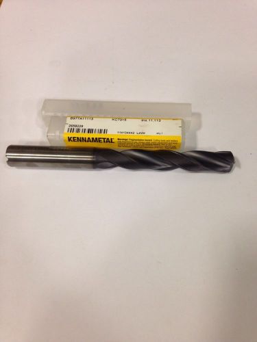 Kennametal 7/16 .438 solid carbide drill 6x for sale