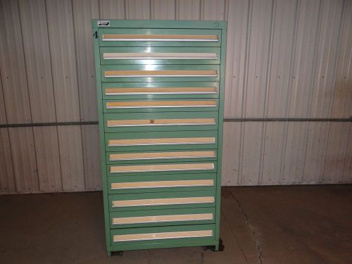 Vidmar heavy duty 13 drawer tool storage cabinet 27&#034; x 30&#034; x 59&#034; for sale