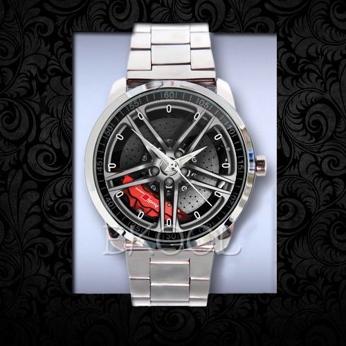 New Hot Aud R8 Sport Car Racing And Drive Wheel Steering #260 Sport Metal Watch