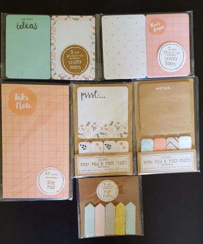 Target dollar spot note pads great for filofax inserts and  kate spade planners for sale