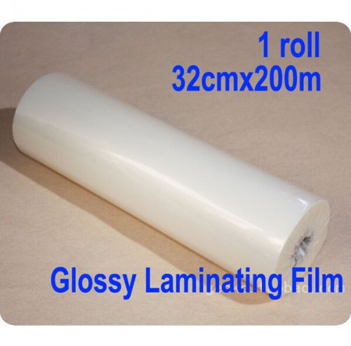 1 roll 13&#034;x 656&#039;/32cmx200m Glossy Hot Laminating Film 1&#034; Core Laminator