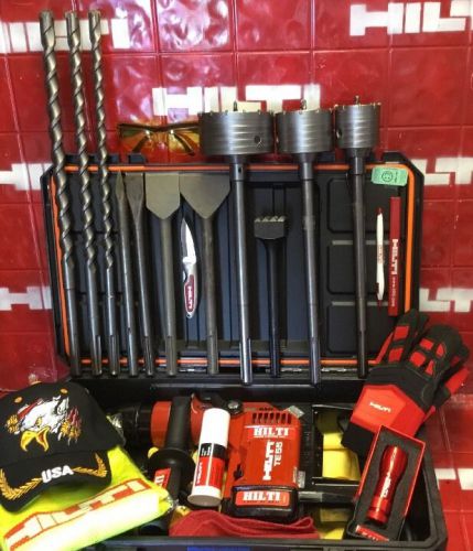 HILTI TE 55 HAMMER DRILL, L@@K, EXCELLENT CONDITION, FREE EXTRAS, FAST SHIPPING