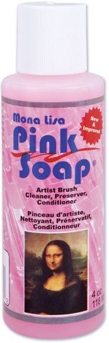 &#034;Mona Lisa Pink Soap-4oz, Set Of 3&#034;
