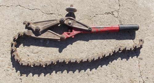 Wheeler cast iron pipe cutter snap breaker 35 inch chain for sale