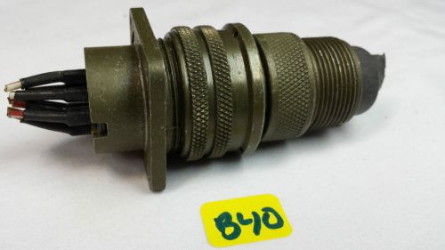 MIL SPEC 10PIN MATING CONNECTOR AMPHENOL MS3106A18-19P MS3102A18-19 LOT:B40