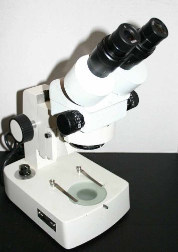 Meiji EMZ Stereozoom Microscope 7-45X on desktop stand