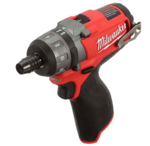 New Milwaukee M12 Fuel 12-V Brushless Hex 2-S Screwdriver (Tool-Only) 2402-20