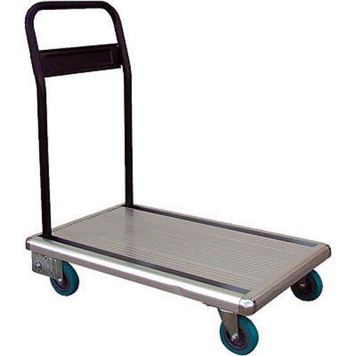 Aluminum Platform Truck - Fold Down Handle - 330 Lb Cap