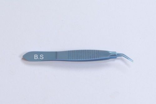 titanium New Tying Forceps Extra Delicate angled ophthalmic instrument