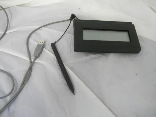 TOPAZ Signature Pad USB T L460 HSB LCD 1x5 Signature Capture Reader (S233)