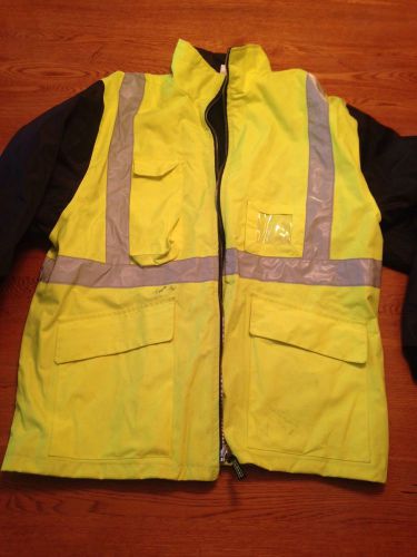 Incentex  reflective safety insulated thermal jacket coat Size X-Large XL Nice!