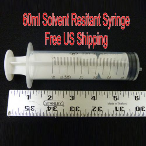 Syringe 60ml for Refilling Cartridges Solvent &amp; Water ink Large Format Free Ship