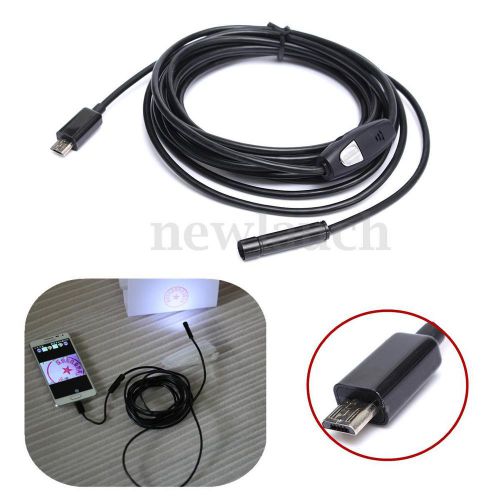 7mm 3.5m 6 led endoscope waterproof usb borescope hd camera for android phone for sale